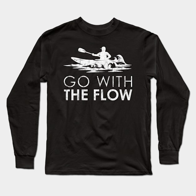 go with the flow Long Sleeve T-Shirt by CurlyDesigns